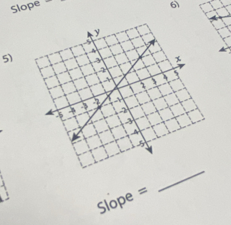 Slope 
6) 
5) 
_
Slope =