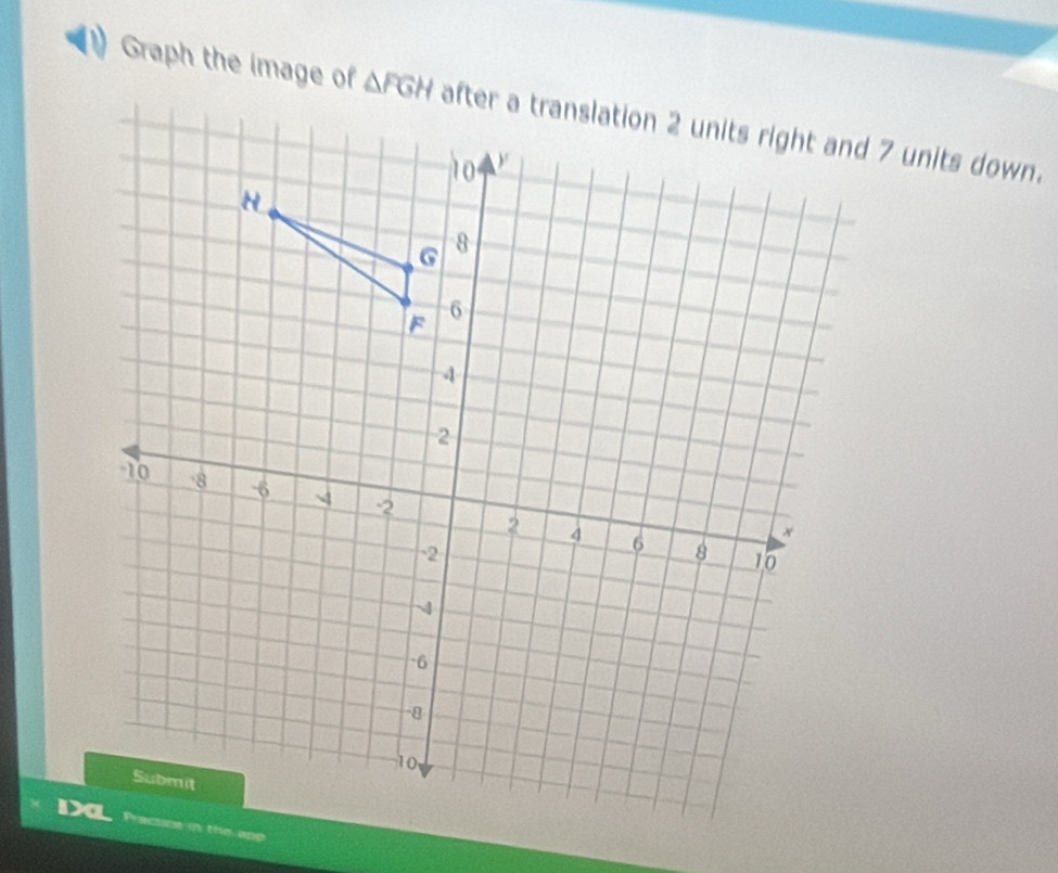 Graph the image of