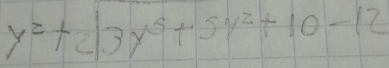 y^2+2|3y^5+5y^2+10-12