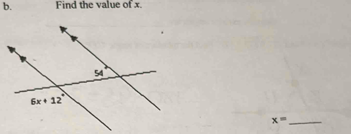 Find the value of x.
_ x=