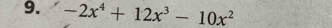 -2x^4+12x^3-10x^2