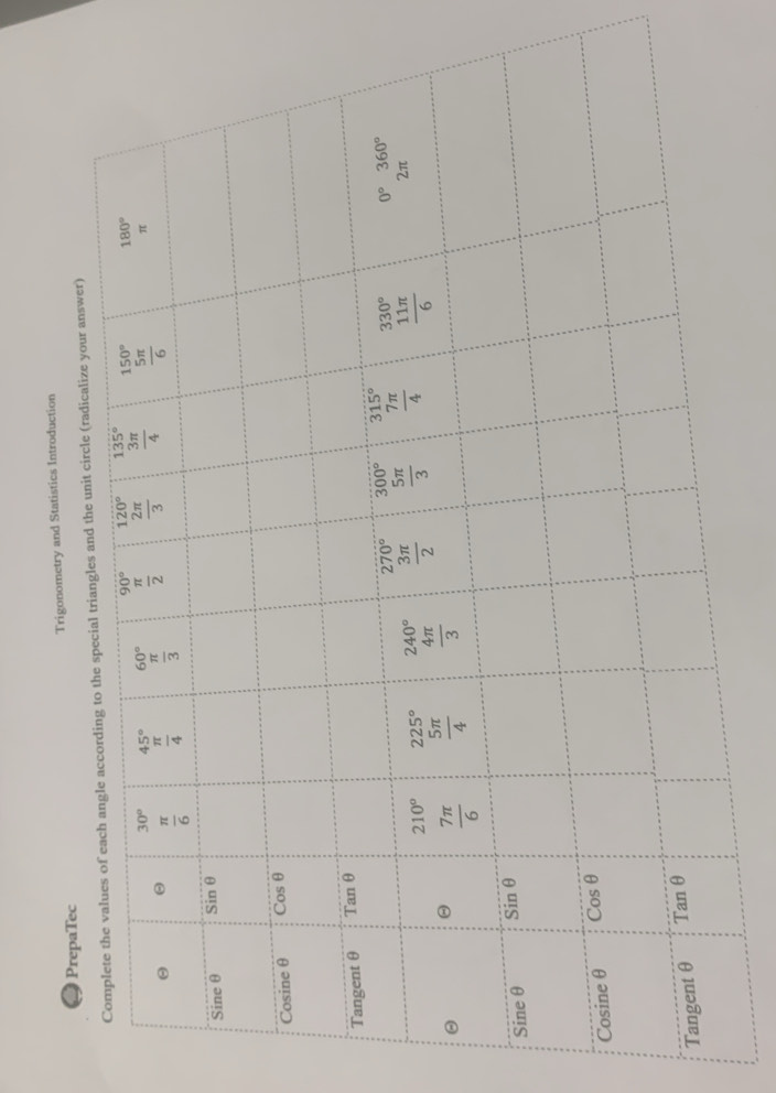 PrepaTec Trigonometry and Statistics Introduction
ur answer)