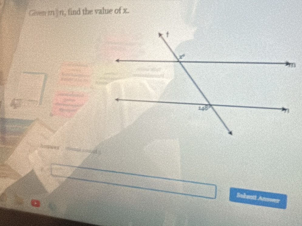 Given mün, find the value of x.
Sokentt Ansony