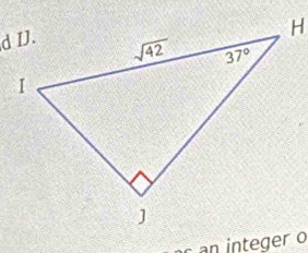 an  integer o