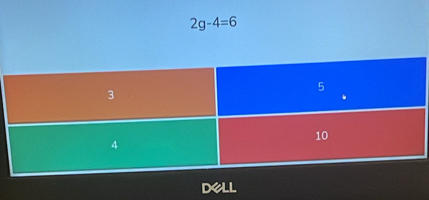 2g-4=6
DeLL