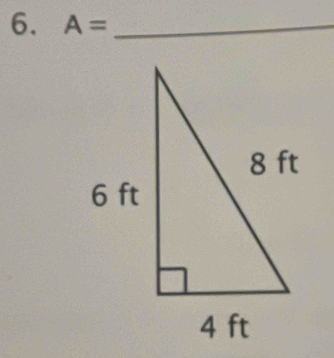 A= _