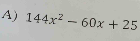 144x^2-60x+25