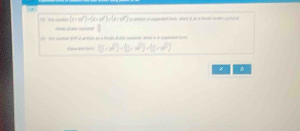 (7* 10^2)+(3* 10^1)+beginpmatrix 4* 60°) a arton a cepeded bd qot e é un a meno tedo ctai a 
Pénnlès Ké dian Voanaé de 
S0) md machan ( a arten en à vnts le da minece s9te é ln repedad cam 
E ier des ton (□ +□ )* (□ +□ )* (□ +□ )
z