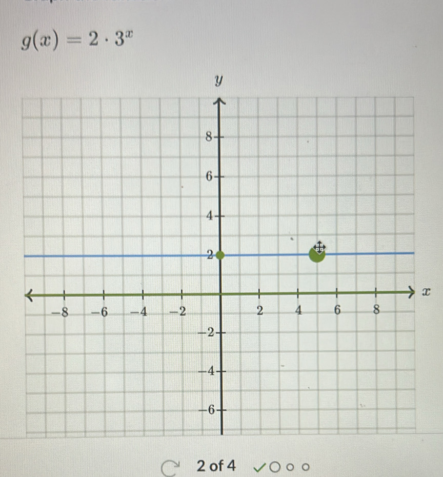 g(x)=2· 3^x
x
2 of 4