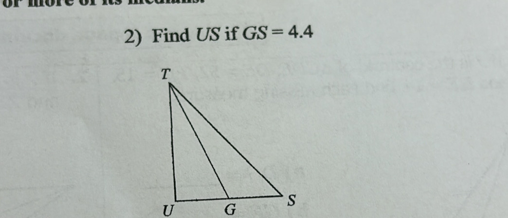 Find US if GS=4.4