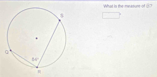 What is the measure of overline QS 7