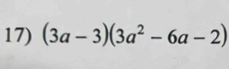 (3a-3)(3a^2-6a-2)