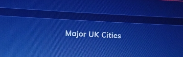 Major UK Cities