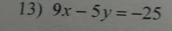 9x-5y=-25