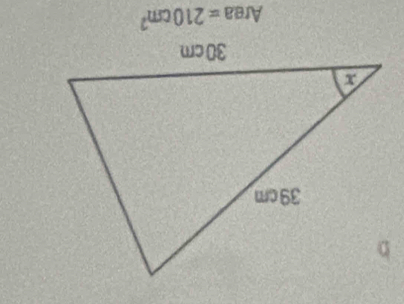 f(x) a =210cm^2