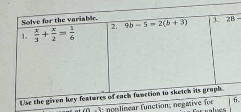 (0 -3: nonlinear fun.