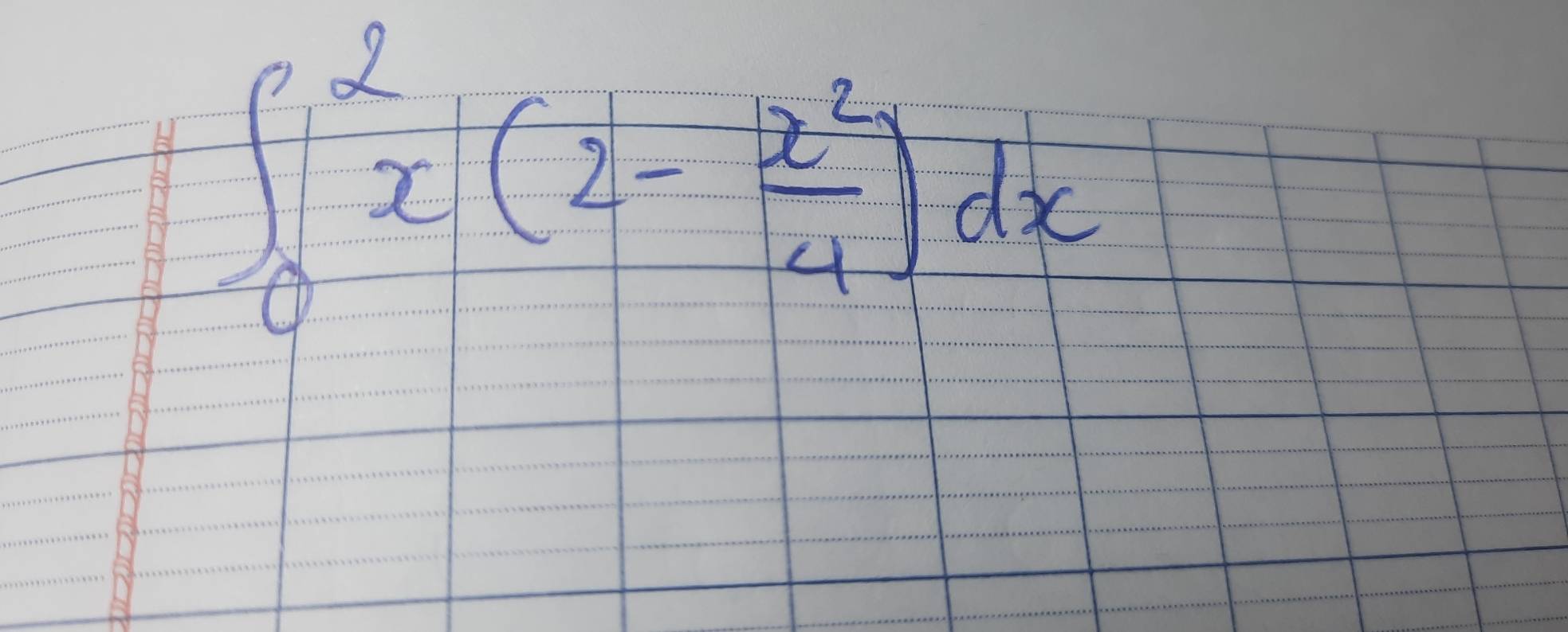 ∈t _0^(2x^2)(2- x^2/4 )dx