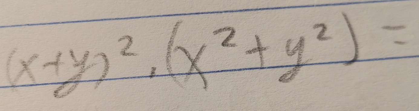 (x+y)^2· (x^2+y^2)=