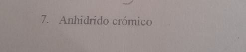 Anhidrido crómico