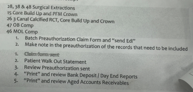 Solved: 28, 38 & 48 Surgical Extractions 15 Core Build Up and PFM Crown ...