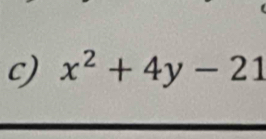 x^2+4y-21