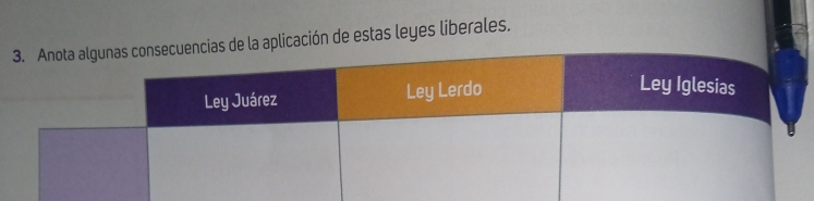 aplicación de estas leyes liberales.