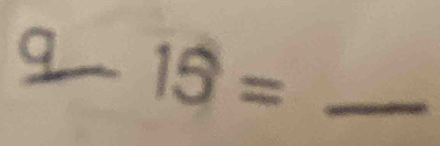 underline  _° 15= ^circ  _