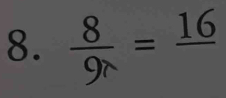  8/9^n =frac 16