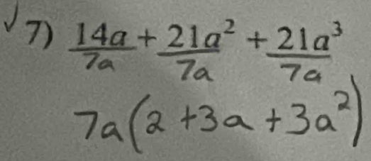 14a + 21a² + 21a