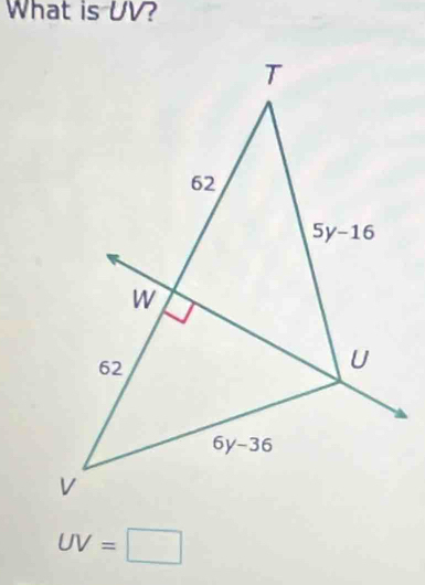 What is UV?
UV=□