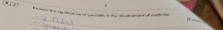 Explain the significancs of panicitin in the depalioument of madicina 
_ 
_ 
m__