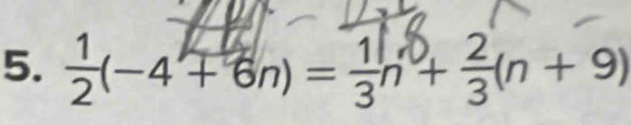 (-4 + 6n) = sn + (n + 9)