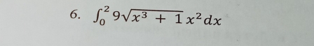 ∈t _0^(29sqrt(x^3)+1)x^2dx