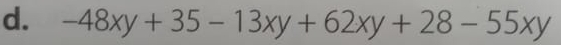 -48xy+35-13xy+62xy+28-55xy