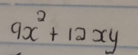 9x^2+12xy