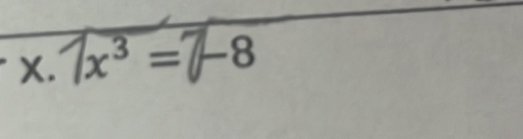 X. 1x³ =78 -8