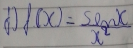 f(x)= sec x/x^2 