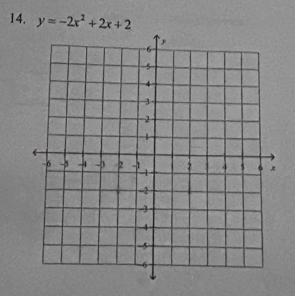 14, y=-2x^2+2x+2