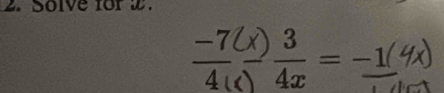 Solve for 2.
-=-1(%)