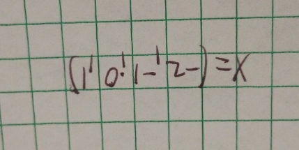 x· (-5)=x^1(1,0)