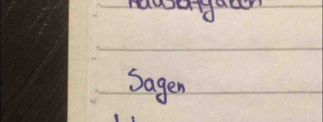 Sagen