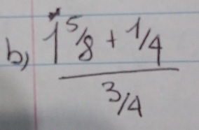 frac i^5/_8+^1/_4^3/_4