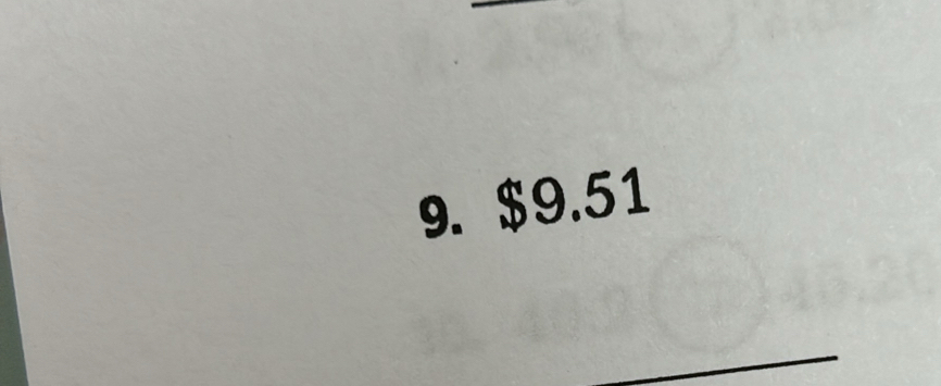 $9.51