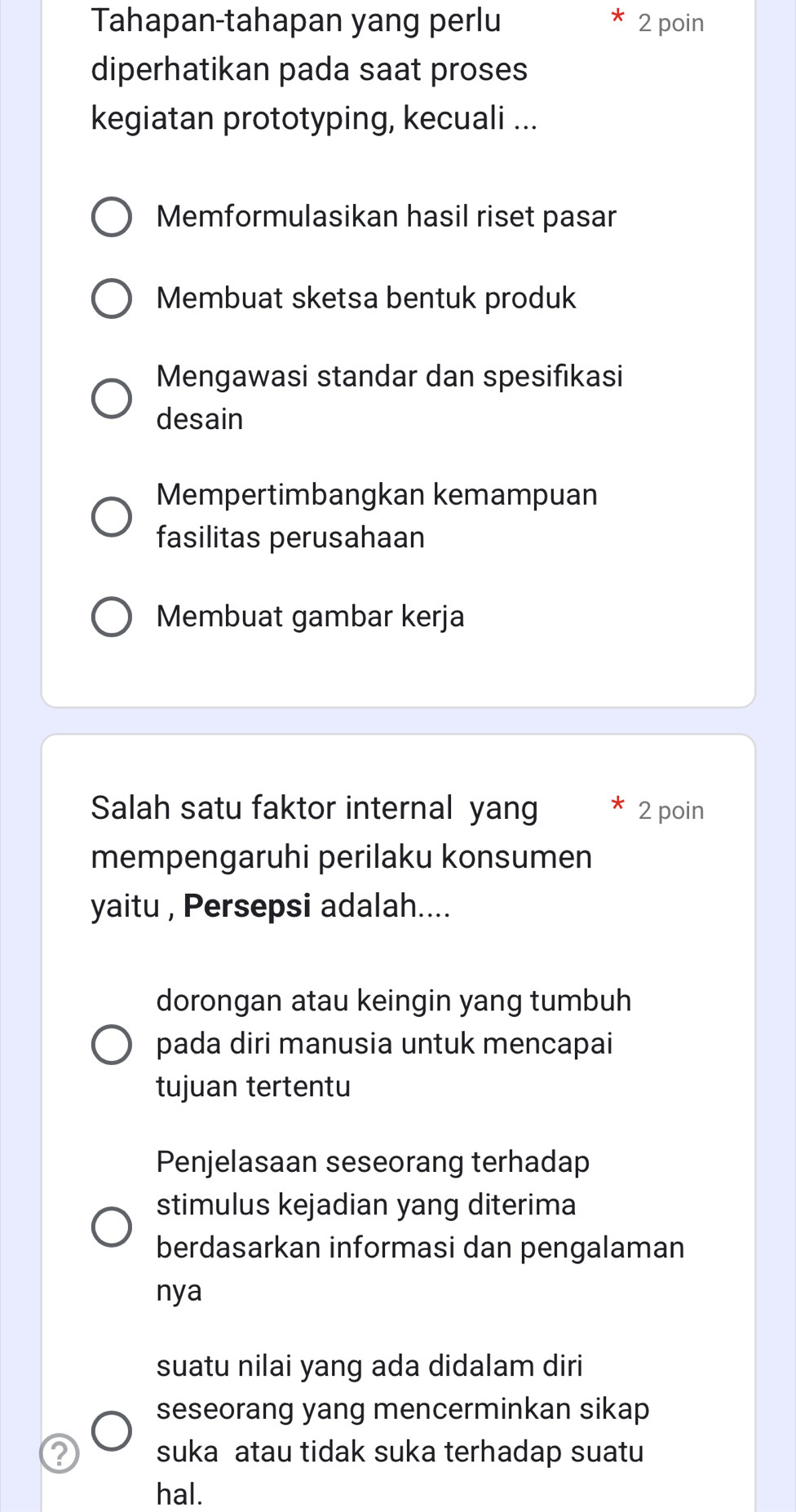 Telah dijawab:Tahapan-tahapan yang perlu 2 poin diperhatikan pada saat ...
