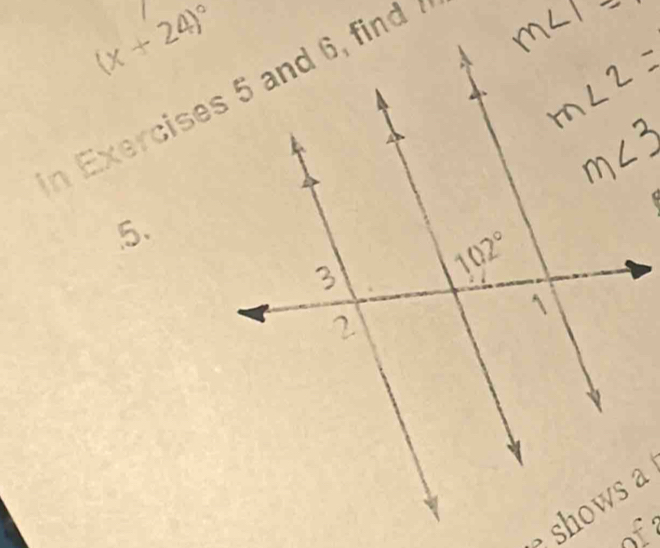 (x+24)^circ 

5.
of