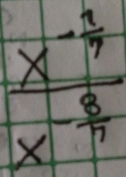 frac x^(-frac 3)7x^(-frac 8)7