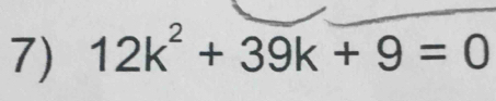 12k^2+39k+9=0