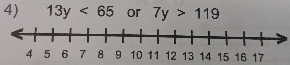 13y<65</tex> or 7y>119
