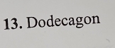 Dodecagon