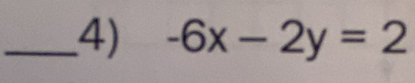 -6x-2y=2